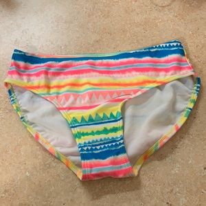 NWT Large Rainbow Bikini Bottoms.
